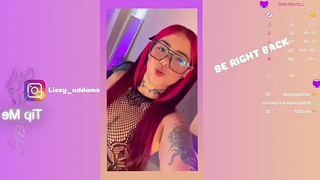 Lissy  Addams online show from February 2025 10:34:01 PM