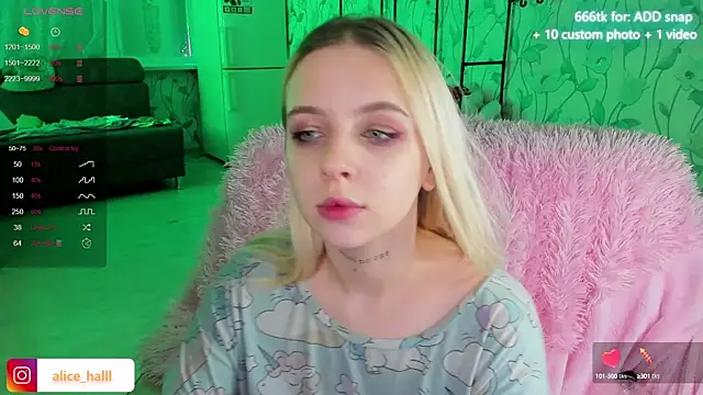 Alice Halle online show from December 2024 07:51:02 AM