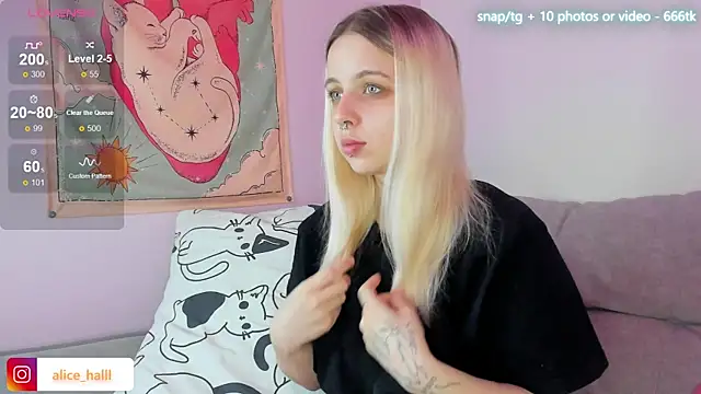 Alice Halle online show from March 2025 01:10:02 AM