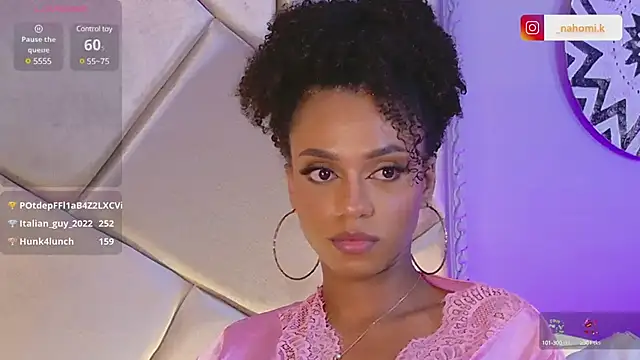 Snapshot of Nahomi_King chatting on February 2025 01:18:02 PM Nahomi King online show from February 2025 01:18:02 PM