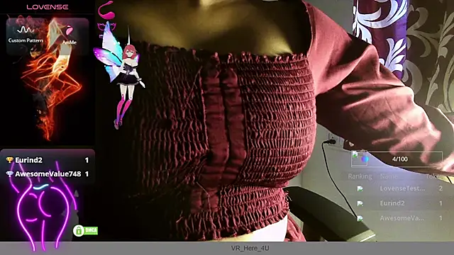 Snapshot of VR_here_4U chatting on September 2025 06:03:01 AM VR here 4U online show from September 2025 06:03:01 AM