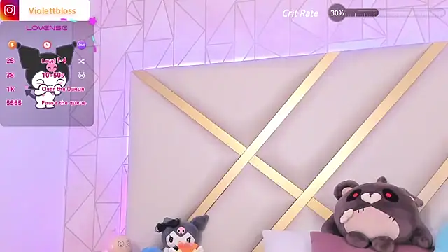 Violettbloss online show from February 2025 03:18:01 AM