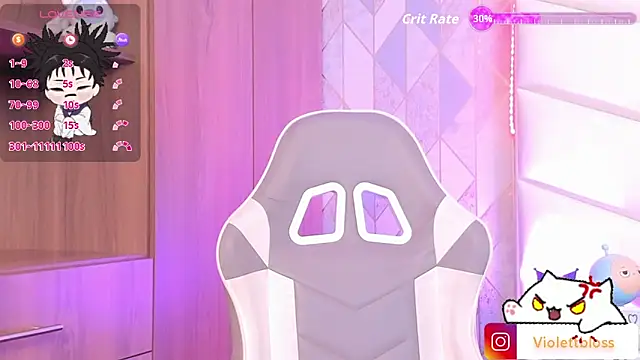 Violettbloss online show from February 2026 03:33:02 AM