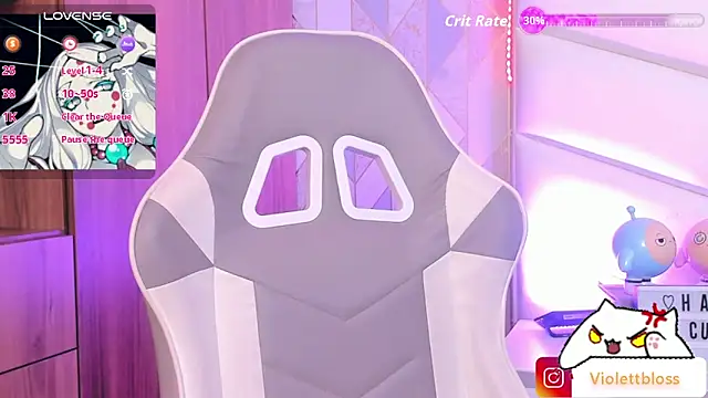 Violettbloss online show from February 2026 03:22:02 AM