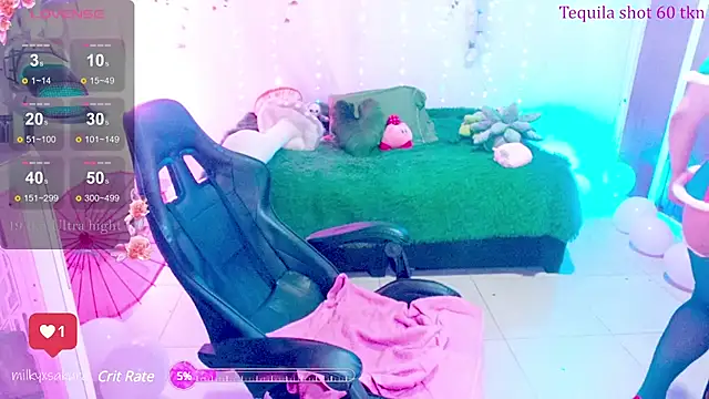 MilkyXSakura online show from February 2025 03:36:01 AM