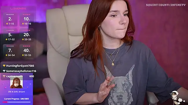 RedShinee online show from February 2025 05:02:02 AM