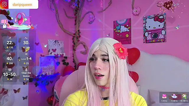 DaripQueen online show from February 2026 02:47:02 PM