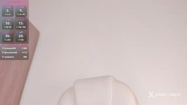 nattaly adams online show from January 2025 02:52:01 AM