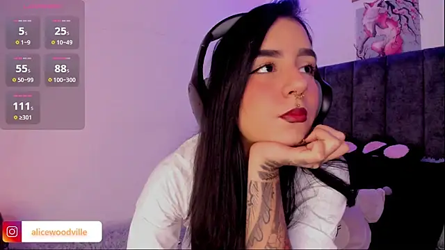 Alice woodville online show from February 2025 04:37:01 PM