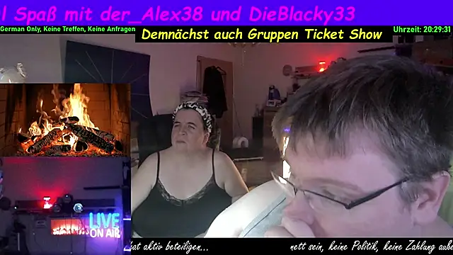 der alex38 online show from February 2026 07:30:02 PM