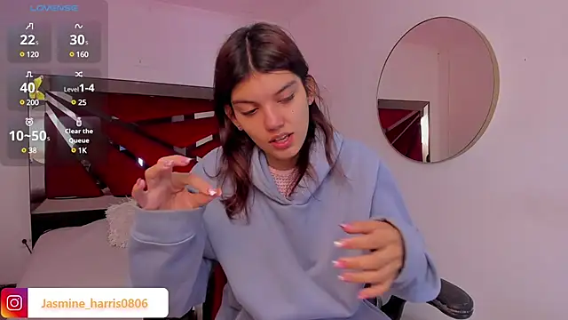 Snapshot of JasmineHarris chatting on January 2025 11:22:02 AM JasmineHarris online show from January 2025 11:22:02 AM