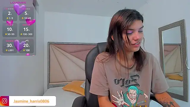 Snapshot of JasmineHarris chatting on March 2025 12:00:01 PM JasmineHarris online show from March 2025 12:00:01 PM