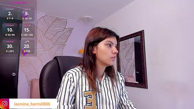 Snapshot of JasmineHarris chatting on March 2025 11:53:01 AM JasmineHarris online show from March 2025 11:53:01 AM
