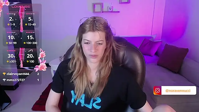 Nora Vennucci online show from February 2025 09:48:01 PM