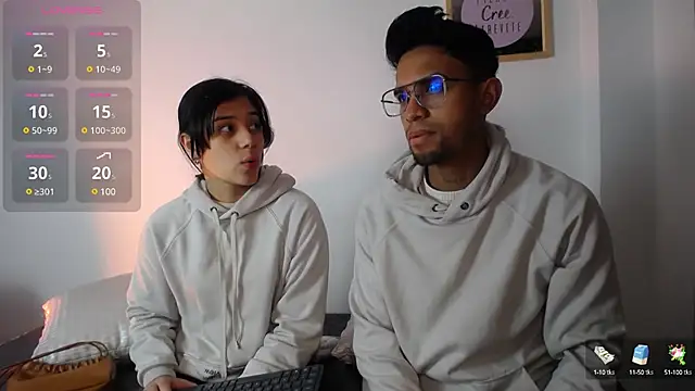 Snapshot of floriamANDjazmin chatting on January 2025 11:23:02 AM floriamANDjazmin online show from January 2025 11:23:02 AM