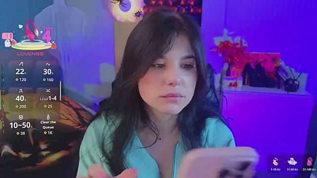 Jenna Adams  online show from October 2025 01:40:01 AM