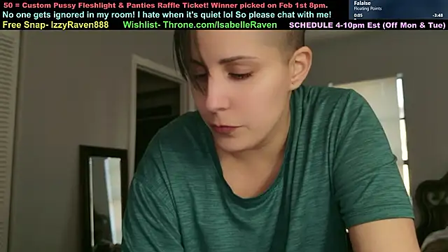 IsabelleRaven online show from February 2026 11:02:02 PM