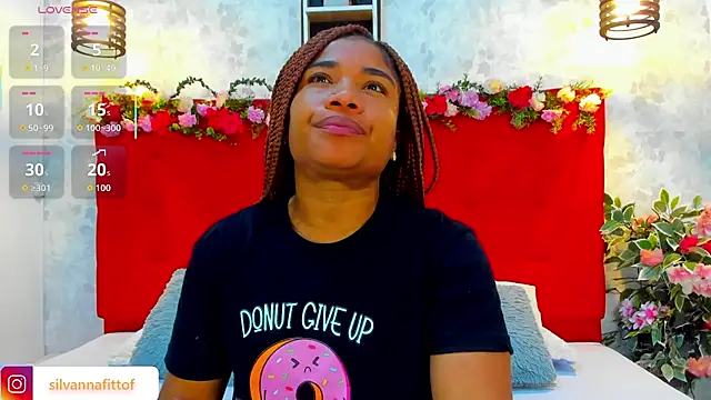 Snapshot of SilvannaFit chatting on January 2026 11:47:01 AM SilvannaFit online show from January 2026 11:47:01 AM