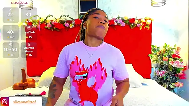 Snapshot of SilvannaFit chatting on March 2026 11:50:01 AM SilvannaFit online show from March 2026 11:50:01 AM