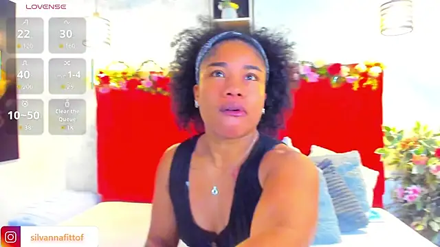 Snapshot of SilvannaFit chatting on March 2026 09:02:01 AM SilvannaFit online show from March 2026 09:02:01 AM