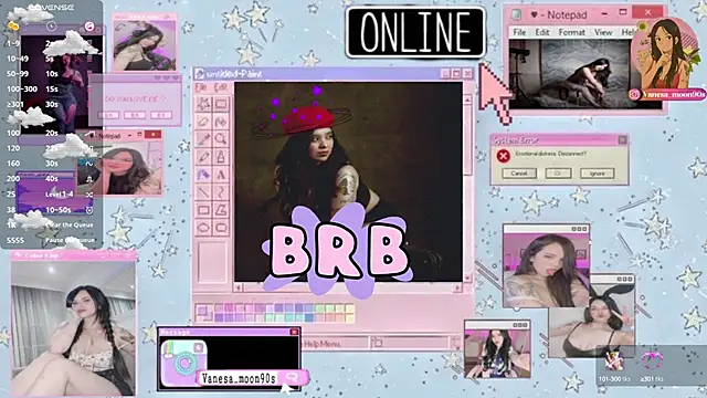 vanesa moon   online show from September 2025 10:35:02 PM