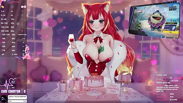 Snapshot of LewdKira_VT chatting on February 2026 06:59:02 PM LewdKira VT online show from February 2026 06:59:02 PM