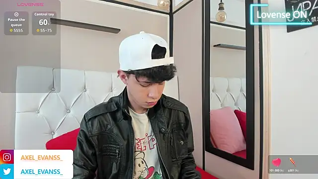 Axel  Evans online show from September 2025 12:09:01 PM