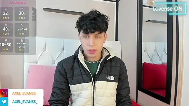 Axel  Evans online show from September 2025 12:20:01 PM