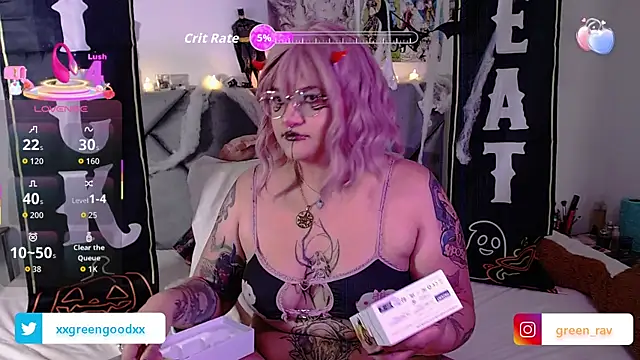 XxGreenGoodxX online show from October 2025 09:50:01 PM