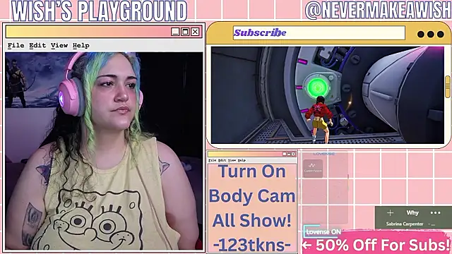 nevermakeawish online show from February 2026 04:50:01 PM