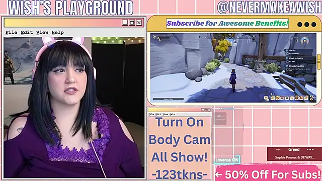 nevermakeawish online show from March 2026 10:31:01 AM