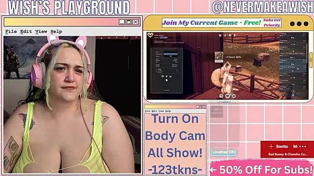 nevermakeawish online show from March 2026 09:13:01 AM