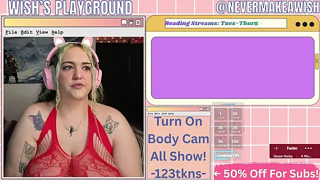 nevermakeawish online show from March 2026 10:15:01 AM