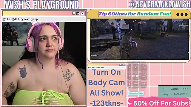 nevermakeawish online show from April 2026 10:11:01 AM