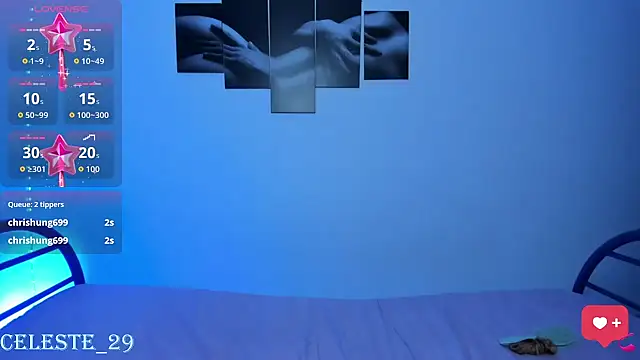 celeste L29 online show from October 2025 03:14:02 PM