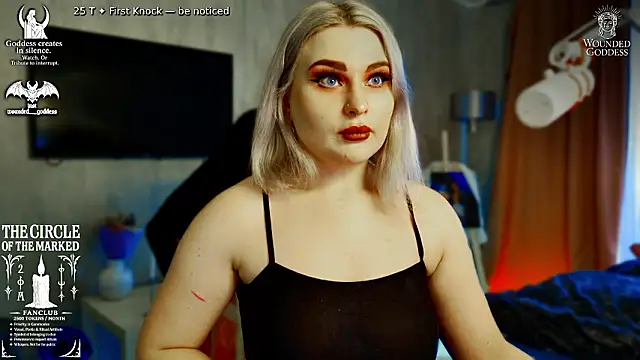 Wounded Goddess  online show from February 2026 07:56:02 AM