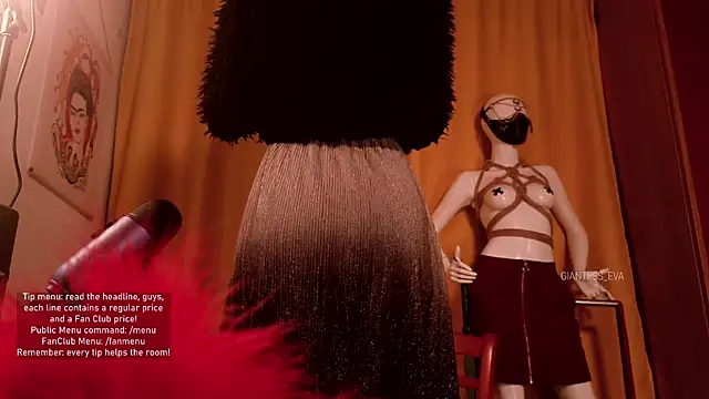 Giantess Eva online show from October 2025 05:02:02 PM