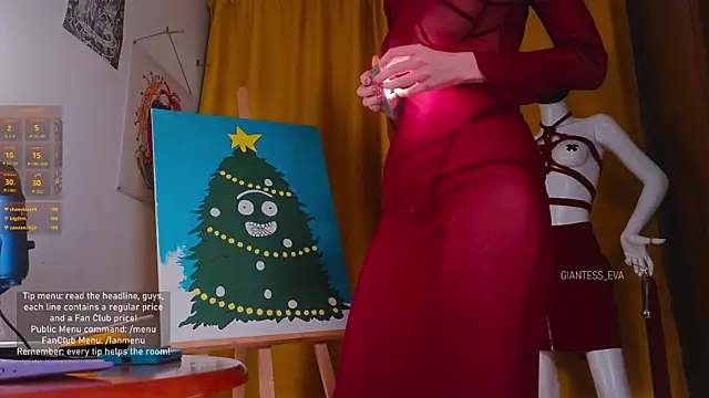 Giantess Eva online show from December 2025 08:04:02 PM