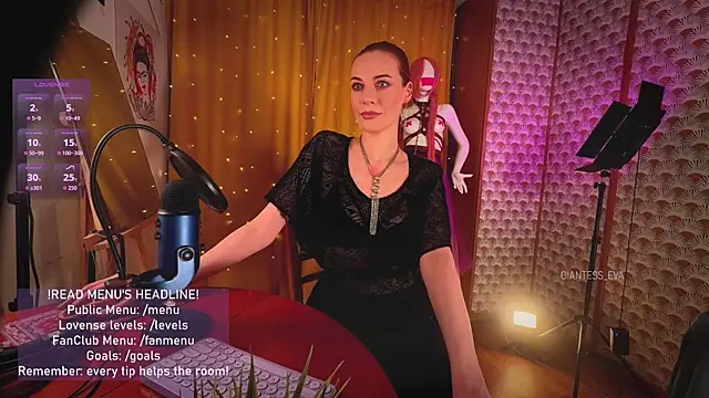 Giantess Eva online show from April 2026 04:50:02 PM