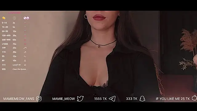 Mamiemeow online show from February 2025 02:48:01 PM