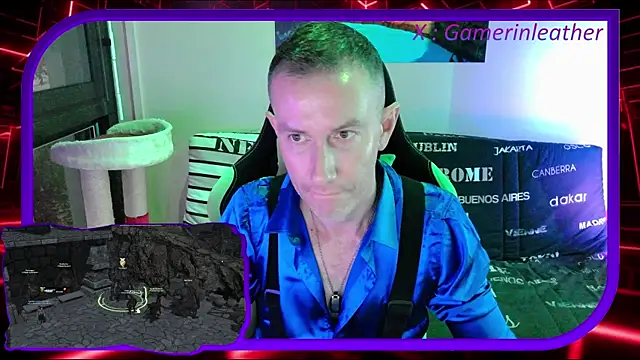 Snapshot of Gamerinleather chatting on October 2025 04:41:01 PM Gamerinleather online show from October 2025 04:41:01 PM