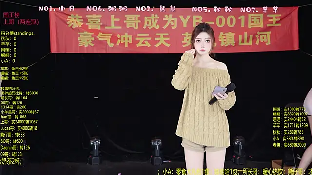 YB-001 online show from January 2026 05:11:02 AM