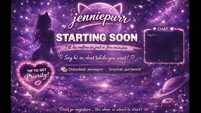 purrjennie online show from March 2026 05:46:01 PM