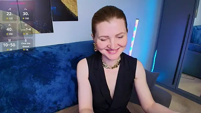Liza  Evans online show from July 2026 02:03:01 AM