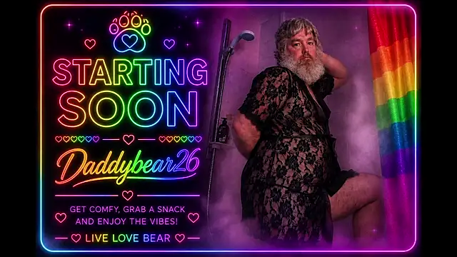 Snapshot of Daddybear26 chatting on June 2026 05:15:02 PM Daddybear26 online show from June 2026 05:15:02 PM