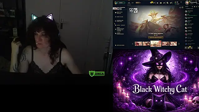 Black Kitty Witch online show from July 2026 09:13:01 PM
