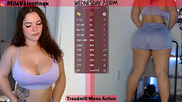 MilaValentina online show from November 2025 12:33:01 AM