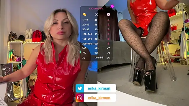 Snapshot of Erika_Kirman chatting on January 2025 11:25:01 AM Erika Kirman online show from January 2025 11:25:01 AM
