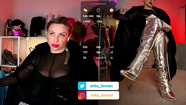 Snapshot of Erika_Kirman chatting on January 2026 01:04:01 PM Erika Kirman online show from January 2026 01:04:01 PM