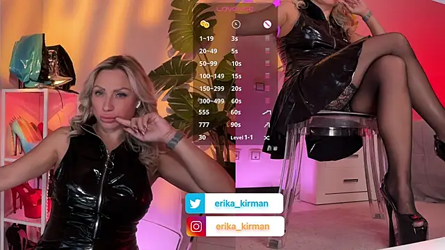 Snapshot of Erika_Kirman chatting on June 2026 02:26:02 PM Erika Kirman online show from June 2026 02:26:02 PM